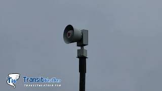 Belvidere Illinois Federal Signal 2001 Tornado Siren Test  Tue Aug 6 2024 10am [upl. by Deedahs]