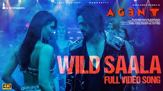 Wild Saala Full Video Song 4K  Agent  Akhil Akkineni  Urvashi Rautela  Bheems Ceciroleo [upl. by Kenleigh]