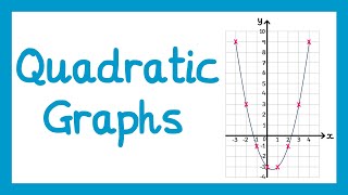 Quadratic Graphs  GCSE Maths [upl. by Mcevoy437]