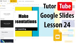 Google Slides Tutorial  Lesson 24  Shape and Line Fill Line Type and Color Options [upl. by Aneris154]