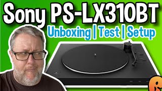 Sony PSLX310BT  Unboxing amp Review [upl. by Aihsyak]