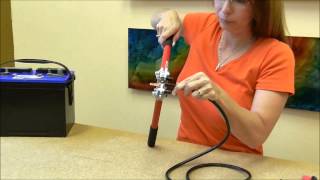 How to Attach Copper Cable Lugs to a Battery Cable [upl. by Treharne]