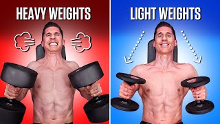 Light Weights vs Heavy Weights for Muscle Growth [upl. by Latricia]