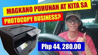 MAGKANO PUHUNAN AT KITA SA XEROX O PHOTOCOPY BUSINESS  SCHOOL AND OFFICE SUPPLIES STORE [upl. by Paget]