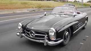 Nico Rosberg drives MercedesBenz 300SL  AutoMotoTV [upl. by Delano]