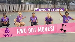 NWU netball show off their dance moves [upl. by Etnomal434]