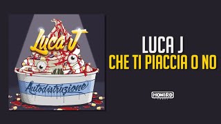 LUCA J  01  CHE TI PIACCIA O NO  LYRIC VIDEO [upl. by Ocirema]