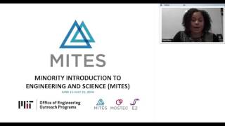 2016 MITES E2MIT and MOSTEC Application Webinar [upl. by Di]