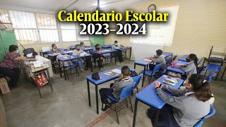 Este es el calendario escolar 2022 2023 para educación básica [upl. by Thormora847]