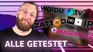 TV ohne Kabel  Zattoo Waipu amp Magenta [upl. by Eelir248]