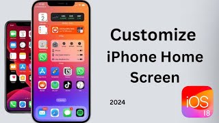 How To Customize your iPhone Home Screen  Customize Your iPhone Screen [upl. by Darbie867]