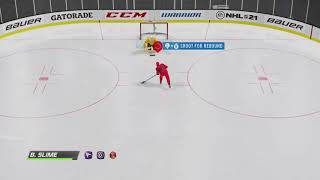 Datsyuk flip replaces one hander on NHL21 WORKS EVERYTIME [upl. by Ahsitniuq]