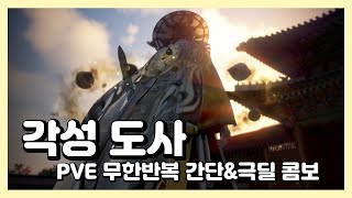 BDO 각성 도사 PVE 무한반복 간단amp극딜 콤보 [upl. by Ahsatin999]