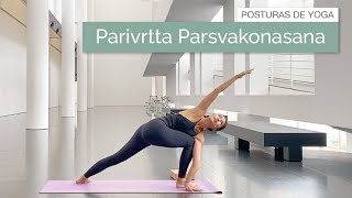 Asana Parivrtta Parsvakonasana y variantes [upl. by Mellen]