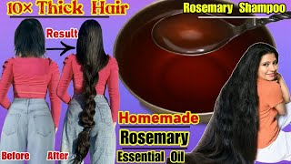 Homemade Essential Rosemary Oil amp Rosemary Shampoo For 10×Thick Hair amp To Regrow Hair।Garima Singh । [upl. by Georglana]