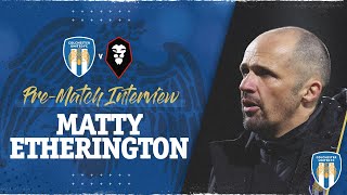 Interview  Matty Etherington Pre Salford City [upl. by Furnary]