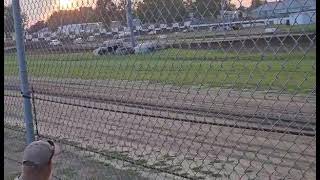 71924 CORY DUMPERT Davenport Speedway IMCA Late Model Heat [upl. by Ahsoet]