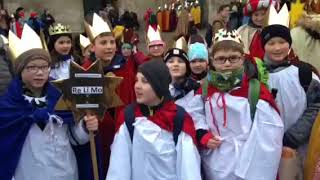 Sternsinger Bundesweite Auftaktaktion in Trier [upl. by Oriole]