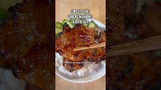 Sweet Chili Chicken Thighs Airfryer sweetchilichicken chickenthighrecipes airfryerrecipes [upl. by Reube]