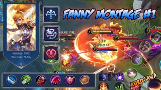 KUROSAWA FANNY MONTAGE 1  Mobile Legends Bang Bang [upl. by Naryt]