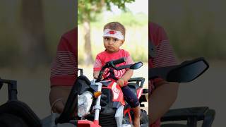 Rudra Bike🚴 Se Gir Gya 😢😂 shorts maa bike prank [upl. by Betthezel]