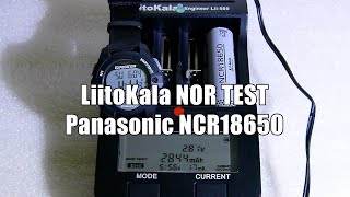 LiitoKala NOR TEST  Panasonic NCR18650 [upl. by Evetta]