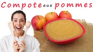 MAMI Recettes Compote aux pommes sans sucre en 2 min [upl. by Ellenehc]