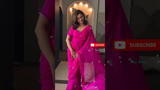 rubina Dilaikboss lady 💪 in pink saree 🥻ruby rubinadilaik abhinavshukla bosslady 💕🔥 [upl. by Elazaro511]