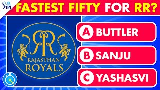 The Rajasthan Royals Quiz  RR Quiz  IPL Quiz  IPL 2024 [upl. by Trilby]