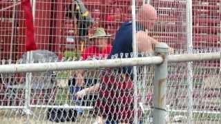 Hammer Toss at the Scottish Highland Games in WA State [upl. by Ahseina443]