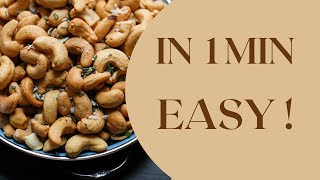 Irresistible Caramel Cashew Nuts  Easy Caramelized Cashew Nuts Recipe [upl. by Ignacio967]