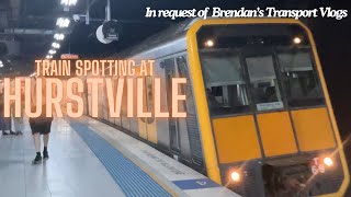 Train Spotting at Hurstville [upl. by Anaujahs129]