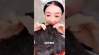 MAKAN RAMBUT Viral Saat Ini 😱 [upl. by Eiramassenav]