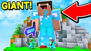 WORLDS LARGEST MINECRAFT BEDWARS PLAYER Minecraft Trolling [upl. by Ary]