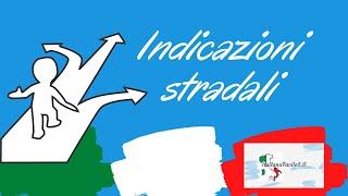 65  INDICAZIONI STRADALI  Giving directions in Italian [upl. by Boyt]