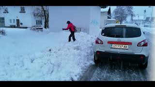 Schnee  Allzeitrekord in Lienz Dezember 2020 [upl. by Assenej]