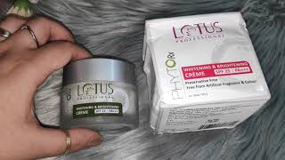 LOTUS PROFESSIONAL PHYTO RX WHITENING amp BRIGHTENING CREME  Skin Whitening amp Brightening Creme [upl. by Sidhu]