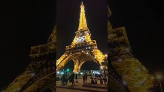 Eiffel Tower light show paris2024 eiffeltower france lightshow [upl. by Virgina]