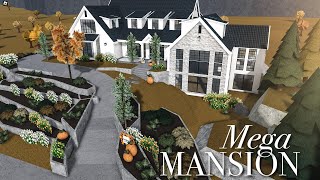 Autumn MEGA Mansion Bloxburg Speedbuild [upl. by Rebeh]