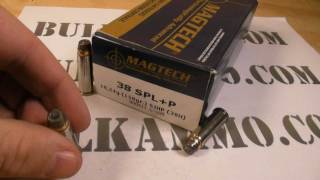 38 Special  Magtech  158 Gr P JHP Ammo Test [upl. by Gnilrac]