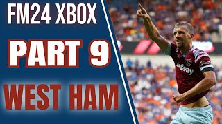 FM24 XBOX Live Stream  WHUFC Rebuild  Top in March [upl. by Resarf]