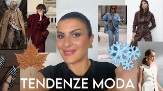 TENDENZE MODA AUTUNNO INVERNO 202425 [upl. by Jenica]