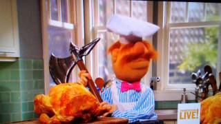 The Muppets Swedish Chef on Thanksgiving Live on Food Network [upl. by Nylaroc]