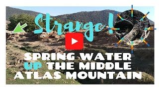 Explore Spring Water Up the Middle Atlas Mountains  Adventure with no vehicle👣 [upl. by Delora]