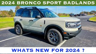 2024 Ford Bronco Sport Badlands 20L  POV Test Drive and Full Review  Whats New For 2024 [upl. by Yonit]