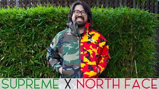 Supreme x North Face SPLIT Taped Seam Shell Jacket Bape Knockoff Still RIDICULOUS [upl. by Elliott]