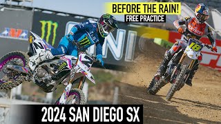 2024 San Diego Supercross Free Practice  450 Class  RAW [upl. by Edna368]