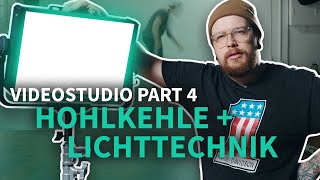 Bau eines Videostudios  Finale Part 4 Hohlkehle  Lichttechnik  Aputure NOVA p300c [upl. by Demha191]