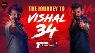 The journey to Vishal34  watch VishalKOfficials big transformation for the film [upl. by Ellehcor217]