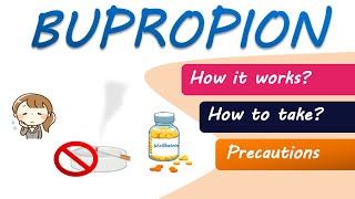 Bupropion HCl Wellbutrin Zyban as antidepressant  Uses amp side effects [upl. by Dyolf]